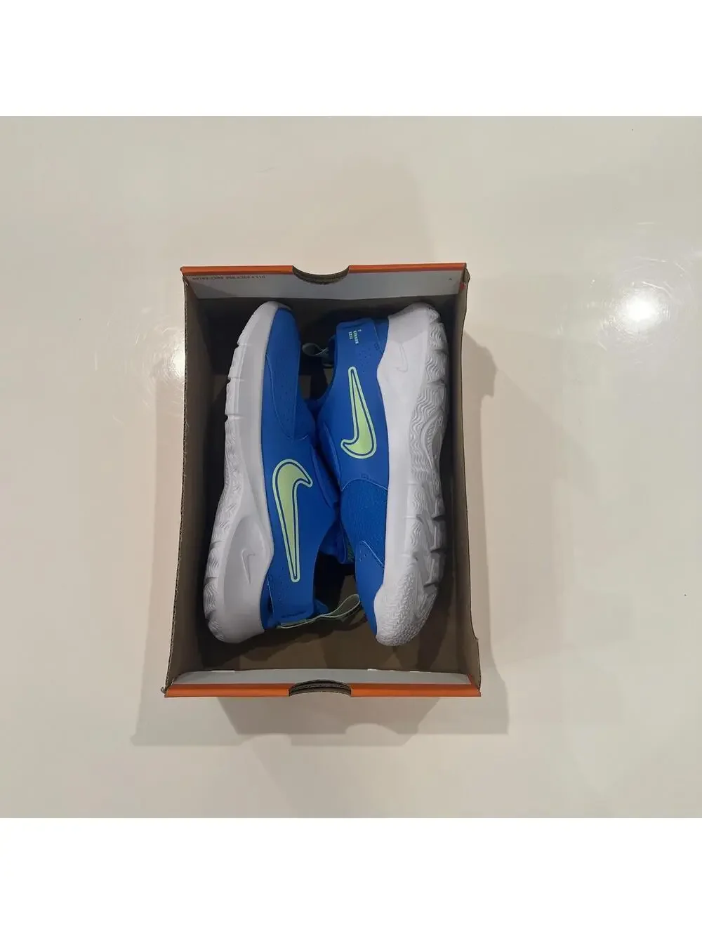 Boy's Nike Flex Runner 3 Sneaker Big Kid FN1294-400 Blue Mesh Size 7 Y